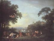 Francesco Zuccarelli Landscape with the Rape of Europa (nn03) oil painting artist